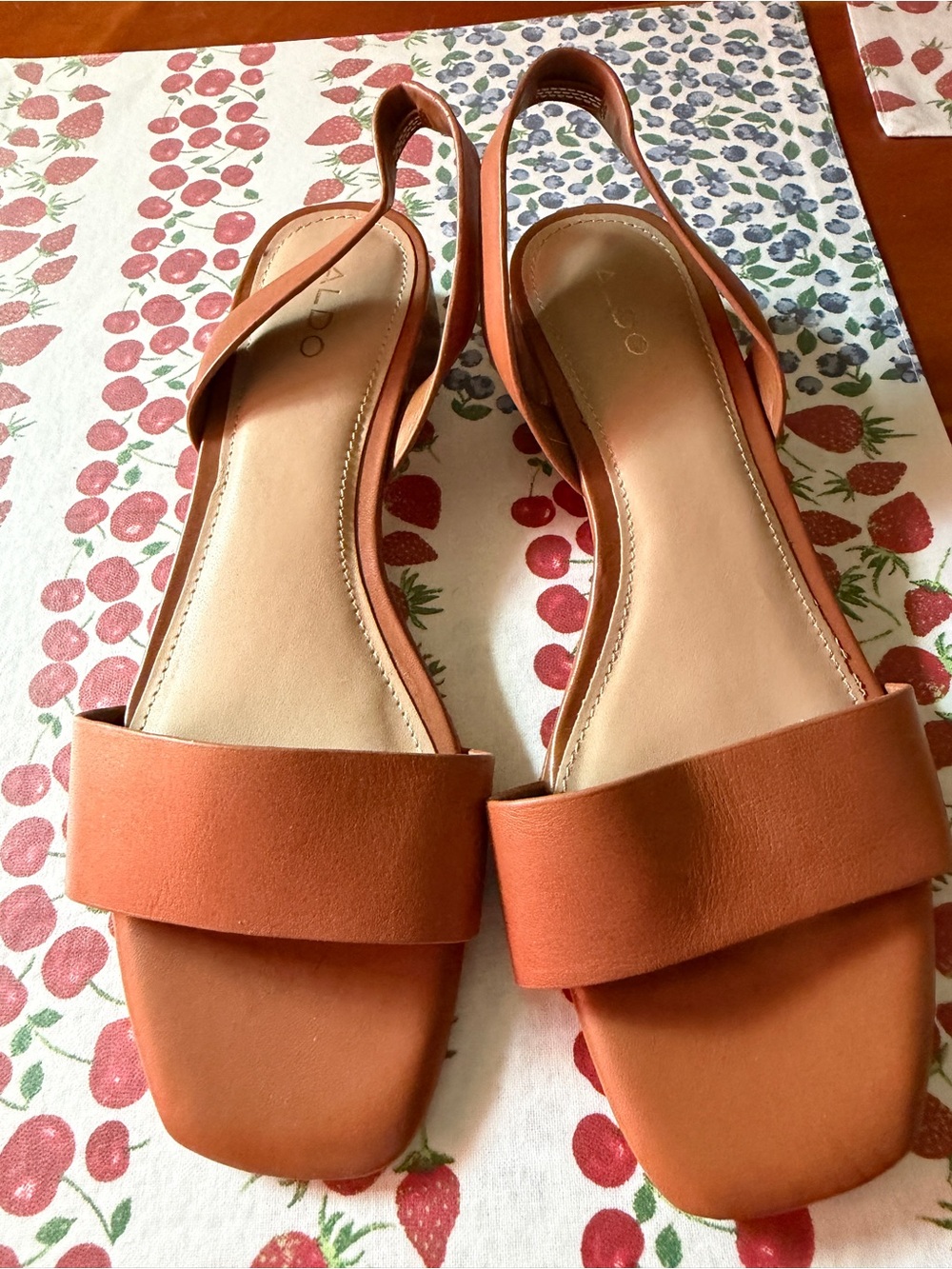 Aldo - Doredda Women's Cognac Block Heel Sandal